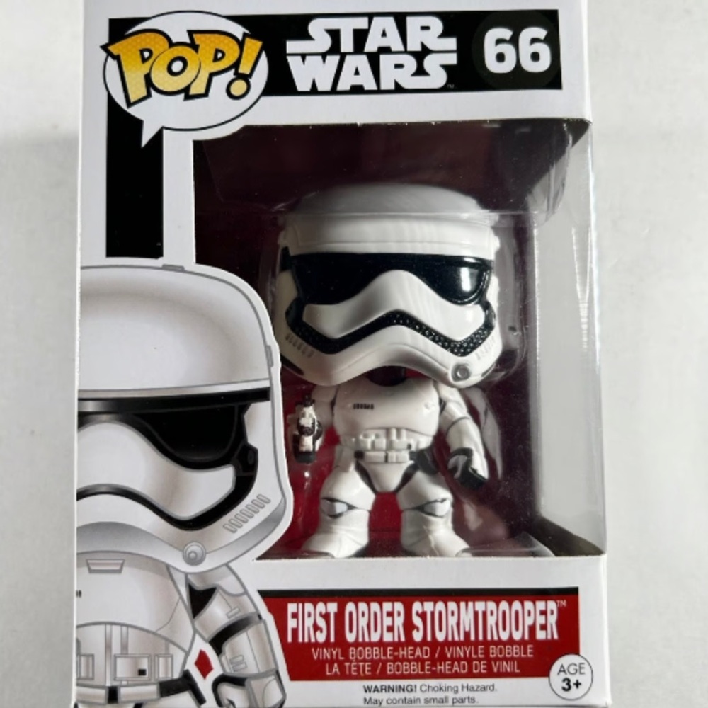 2015 Funko Pop Star Wars First Order Stormtrooper #66 - Picture 3 of 5